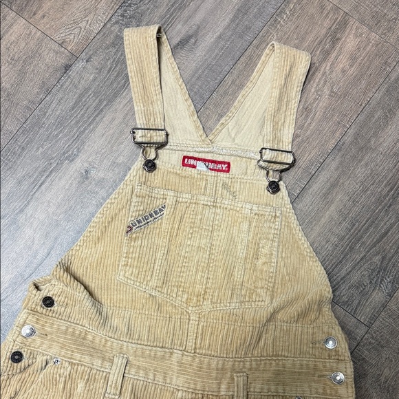 Vintage UNIONBAY Tan Corduroy Overalls - Picture 3 of 15